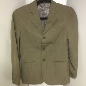 Boy suit 2pc light brown